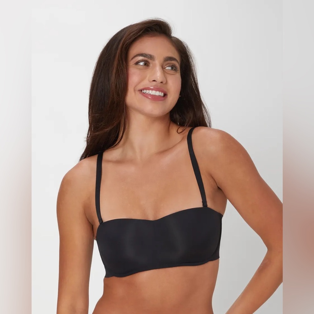 NWT Maidenform Black Convertible Bra Size L
